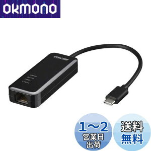yzobt@[ BUFFALO LLANA_v^[ LUA4-U3-CGTE-BK ubN Giga Type-C USB3.1(Gen1)Ή