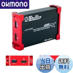 yzMirabox Lv`[{[h HSV321 4K30Hz USB3.0Q[Lv`[A4K30Hz HDMIpXX[A1080p 60fpsrfILv`[AWindows/Linux/Mac OS XAPS4/Xbox One/Switch/Wii UΉ ZOOMAtwitchAYoutube