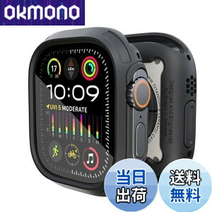 �y���������zElkson Apple Watch Ultra 2/1 �o���p�[�P�[�X & �X�N���[���v���e�N�^�[�L�b�g 49mm Quattro Max�V���[�Y ��� �~���^���[�O���[�h ��v �_�� �ϏՌ� �ی�J�o�[ �����K���X�t�� iWatch�p �u��