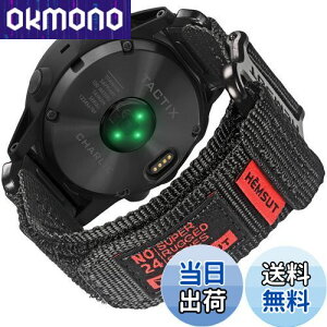 GARMIN K[~xg 22MMiCX|[coh Garmin Fenix 7 Solar / Fenix 7 Sapphire Solar / EPIX 2 / Fenix 5 / Fenix 5 Plus / Instinct / MARQ Expedition / Athlete / DriverȂǂɑΉ AbvO[hꂽRlN^ K