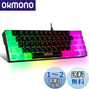 CHONCHOW Q[~OL[{[h RpNg ^ 68L[60^RpNg݌v  ps4/ps5Ή L[{[h RGBobNCg eL[X L[{[h pz USBLL[{[h Windows 10/8/7