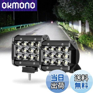 yzLargoods LEDƓ 4C` [NCg 36W LEDCg tHOv zCg 6500k IP67hho p w݌v Px  ȃGl oCN/SUV/ATV/gbN/z@B/Ǝ 2Zb