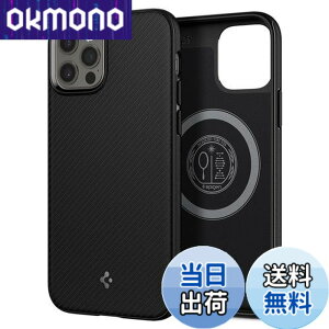 �y���������zSpigen iPhone12Pro �P�[�X iPhone12 �P�[�X MagSafe �}�O�l�b�g���� �}�b�g�� �ČRMIL�K�i�擾 ���炳�� TPU ����~�� ���C�����X�[�d�Ή� �ϏՌ� ���菝�h�~ �}�O�E�A�[�}�[ ACS01865 (�}�b�g