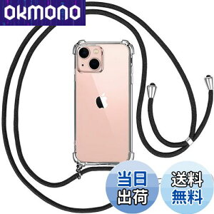 OJBSEN iPhone 13 mini �p�P�[�X �A�C�t�H�� 13�~�j �J�o�[�y�X�g���b�v2��t���z���߉\�� �V�����_�[ ������ ��|�� �R�t�� �΂߂��� ���^ ���� PC + �y�� �V���R�� TPU�o���p�[ �J�o�[ �X�g���b�v