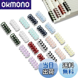 【送料無料】TUDOUZZZ ルーズリーフ ルーズ 20個セット 5穴 リーフバインダー 10色入 穴径15mm 取り外し可能 A4/A5/B5ルーズ フ 製本用とじ具 ファイル本製作 単語帳 資料保存 手帳 カアルバム整理