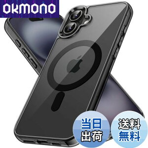 yzJETech iPhone 16 Plus 6.7C`p }Olbg P[X MagSafeΉ Ռz op[Jo[ h~ NAobN (ubN)