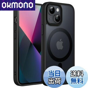 yzJETech iPhone 13 mini 5.4C`p }Olbg P[X MagSafeɑΉ ̃}bgw ^ ϏՌ Jo[ (ubN)