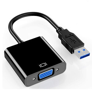 yzusb vga ϊA_v^ USB 3.0 to VGA }`fBXvCA_v^ usb3.0 vgaϊP[u 1080P usb j^[ ϊ PC Laptop Windows 7/8/8.1/10 vWFN^[ PC HDTV Ή
