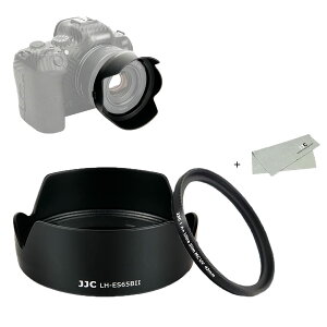 yzJJC 2-in-1 Lm ES-65B ݊ Ԍ` Yt[h  UVtB^[ Lbg Canon RF 50mm F1.8 STM Y Kp Eos R5 R6 R RP Ra Ή YNX t