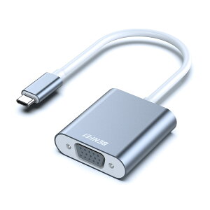 yzBENFEI USB-C-VGAA_v^[AThunderbolt 3/4iUSB Type Cj-VGAA_v^[AHD 1080P ^Cvc VGA ϊA_v^[ iPhone 15 Pro/Max, MacBook Pro/Air 2023, iPad Pro, iMac, S23, XPS 17 ȂǂɑΉc