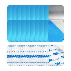 【送料無料】Mesanda スチールプレート マグネット補助板 3M 両面テープ 超強力 10枚 45×65mm スチールプレート マグネット吸着用力 ステンレス ぷれーと すちーるしーと まぐねっとシート 磁石