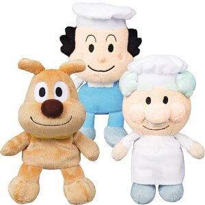 【送料無料】ノーブランド品セガトイズアンパンマンプリちぃビーンズSPlusぬいぐるみ3個セットめいけんチーズバタコさんジャムおじさん工場の仲間たち