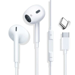 【送料無料】タイプ C イヤホン 有線 【2024新登場】 iPhone15対応 USB Type C イヤホン マイク付き HIFI音質 イヤホン マイク ハイレゾ カナル型 イヤホン インナーイヤー型 イヤフォン 通話対応 テ