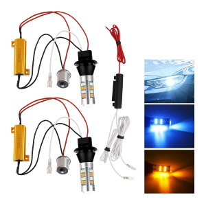 �y���������zX-STYLE 7440 S25 �V���O�� 1156 BA15S BAU15S LED �E�C���J�[�|�W�V�����L�b�g 12V�ԗp 2�F���� �s���p�Ⴂ LED�o���u DRL �E�C���J�[ �|�W�V���������v 42�A 2835SMD �n�C�t���h�~ �L�����Z���[