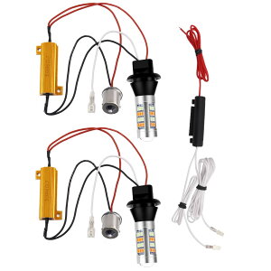 yzX-STYLE 7440 S25 VO 1156 BA15S BAU15S LED ECJ[|WVLbg 12Vԗp 2F spႢ LEDou DRL ECJ[ |WVv 42A 2835SMD nCth~ LZ[