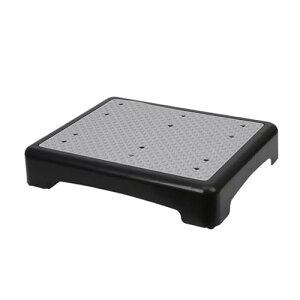 【送料無料】GOODCHI 踏み台 踏台昇降用トスツール 段差解消 滑り止め 補助 介助 車 玄関 浴室 高齢 乗降台 一体型 踏み台 (ブラック+グレー)