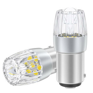 �y���������z12V-24V�� T20/S25 LED�z���C�g ���� �o�b�N���C�g/�e�[�������v/�u���[�L�����vLED�o���u LED���C�g 7�A 2835SMD ���g�U�����Y �Ԍ��Ή� 6000-6500K (2��)