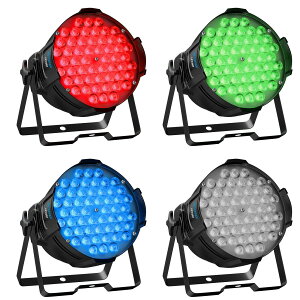 �y���������zBETOPPER �f�B�X�R���C�g LPC007 54x3W RGB LED ����Ɩ� 6�F�ϊ��X�e�[�W���C�g �X�e�[�W�Ɩ� DMX512 3/7CH �p�[�e�B���C�g �X�|�b�g���C�g DJ disco light �N���u���C�g���ݔ� ���P�x �����A