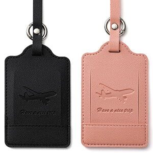 【送料無料】MINBOOT 荷物タグ ネームタグ 2個入り ラゲッジタグ スーツケース 番号札 ネームラベル ネームタグ 目印 名前タグ ラゲージタグ ゴルフバッグ ネームプレート (スカイブルー、ラ