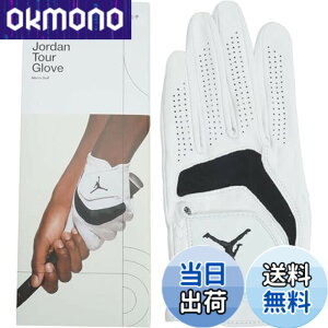 �y���������z[JORDAN(�W���[�_��)] Jordan Golf Tour Golf Glove (Left Hand) White/Black �S���t �c�A�[ �S���t�O���[�u (����p) [�������K�i][�e�T�C�Y] (L)