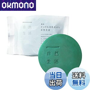 【送料無料】豆腐の盛田屋 薬用どくだみ豆乳せっけん 自然生活 100g 1個【医薬部外品】