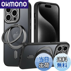 �y���������ziPhone 15 Pro Max �K�p �P�[�X Magsafe�Ή� �A�C�t�H��15�v���}�b�N�X �J�o�[ 360°��]�X�^���h Uovon �X�}�z�P�[�X �A�C�z�� 15promax �g�уP�[�X ���C�����X�[�d �ԍڃz���_�[ �Ή� �X�g