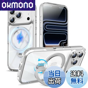 �y���������zMagSafe�Ή� �P�[�X�y ���C�����X�[�d�A�c�����Ή��A�B�����[���X�^���h�A�}�O�l�b�g���ځA�ϏՌ��A�S�ʕی�z �F�F�N���A�����A�T�C�Y�FiPhone 17Pro �p