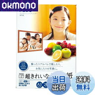 【送料無料】プラス 写真用紙 超きれいな光沢紙 色：白、サイズ：A3版