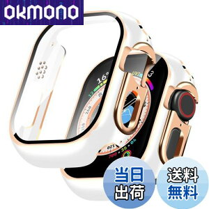 【送料無料】【2枚】TEMEDO 対応 Apple Watch ケース Ultra 2/1 アップルウォッチ カバー PC素材 メッキ加工 Apple Watch カバー 全面保護 二重構造 アップルウォッチ ケース ガラスフィルム 一体型 高耐