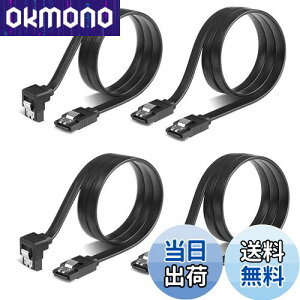 �y���������zYFFSFDC SATA 3�P�[�u�� �V���A���P�[�u�� 4�{�Z�b�g(�X�g���[�g�^+��L�^) �V���A��ATA3�P�[�u�� ���������h�~ �n�[�h�f�B�X�N/���w�h���C�u �œK ���b�`�t 50cm HDD SSD S-ATA III �f�[�^ 