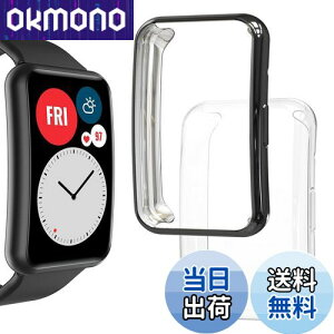 yzHianjoo 2 Huawei Watch Fit Ή P[X [یJo[ + tB ̌^] Huawei Watch Fit Ή Jo[ یtB TPUf Sʕی Ռz x^b` \tgP[Xy+z