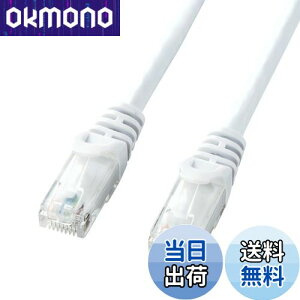 yzTTvC(Sanwa Supply) CAT6LANP[u fp (2m) UTP 1Gbps/250MHz RJ45 c܂h~ zCg LA-Y6-02W