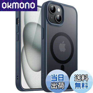 �y���������zJETech iPhone 15 Plus 6.7�C���`�p �}�O�l�b�g �P�[�X MagSafe�ɑΉ� �������̃}�b�g�w�� ���^ �ϏՌ� �J�o�[ (�X�g�[���u���[)