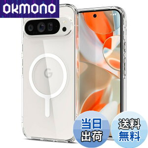 �y���������zSpigen Pixel 9 / 9 Pro �P�[�X �N���A ���ςȂ� ���C�����X�[�d�Ή� 2�d�\�� �ČRMIL�K�i�擾 �ϏՌ� ���菝�h�~ �E���g���E�n�C�u���b�h���^�������O�}�O�t�B�b�g ACS09025 (�z���C�g)