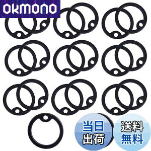 【送料無料】Santssen 20個 ドッグタグ サイレンサー シリコーン ドッグタグカバー ゴムリング ネームタグミュートサークル ペット用品(ブラック)