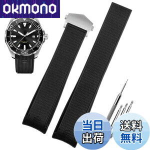 �y���������z[HEYOZURY] TAG HEUER �x���g ���o�[ ���v�o���h 22mm �V���R�� �_�炩�� �r���v�x���g �r���v�o���h D�o�b�N���� �r���v�o���h TAG HEUER (�^�O�z�C���[) �Ή� �����t�������x���g�H��t