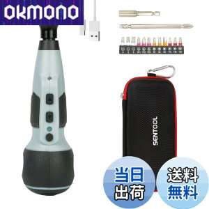 �y���������zSENTOOL �d���h���C�o�[ ���^ �y���^ �h���C�o�[ �d�� �蓮���p �[�d�h���C�o�[ 3�i�K�ؑփ��[�h �d�h�� ���[�P�[�X�t�� USB Type C�[�d�� �����⏉�S�҂ł��ȒP�Ɏg���� �Ƌ�̑g��