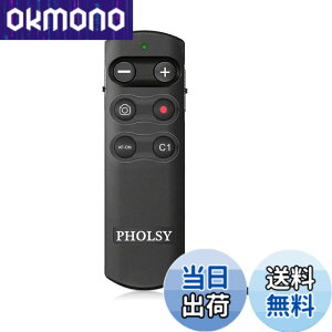 �y���������zPHOLSY RMT-P1BT �J���� ���C�����X �����R�� �����[�Y �����[�g�R���g���[���[ Bluetooth �����[�g�X�C�b�` Sony �p a1 a6400 a6600 a6700 a7C a7M3 a7M4 a7RM3 a7RM4 a7SM3 a9M2 RX0M2 RX100M7 ZV-1 ZV-E10