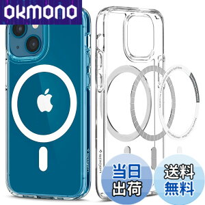 �y���������zSpigen iPhone13Mini�P�[�X MagSafe �}�O�l�b�g���� �ϏՌ� �ČRMIL�K�i�擾 2�d�\�� ���菝�h�~ �}�O�Z�[�t �K�p�J�o�[ ���C�����X�[�d�Ή� �E���g���E�n�C�u���b�h �}�O ACS03322 (�z���C