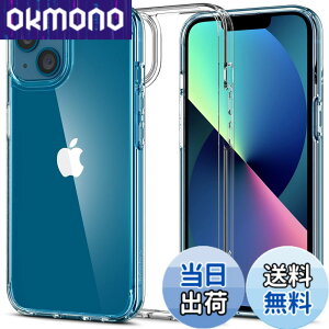 �y���������zSpigen iPhone13Mini�P�[�X ���� �ϏՌ� �ČRMIL�K�i�擾 TPU �o���p�[�P�[�X 2�d�\�� ���菝�h�~ ���ϗ}�� ���C�����X�[�d�Ή� �E���g���E�n�C�u���b�h ACS03317 (�N���X�^���E�N���A)