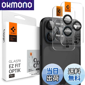 �y���������zSpigen iPhone 17 Pro / 17 Pro Max �J�����ی�t�B���� iPhone 16 Pro / 16 Pro Max �Ή� �[���E�����G�f�B�V���� 9H�d�x�����K���X �����Y�v���e�N�^�[ 2���� AGL06159