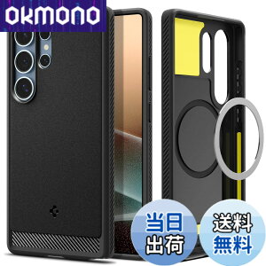 �y���������zSpigen Galaxy S25 Ultra �P�[�X Magfit�Ή� �ϏՌ� TPU �\�t�g �}�b�g �ČRMIL�K�i ���M�b�h�E�A�[�}�[�E�}�O�t�B�b�g ACS08951 (�}�b�g�E�u���b�N)