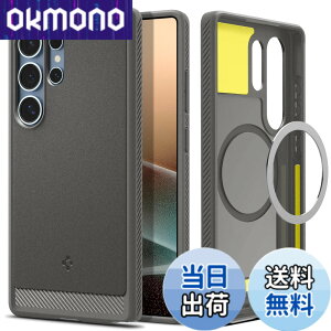 �y���������zSpigen Galaxy S25 Ultra �P�[�X Magfit�Ή� �ϏՌ� TPU �\�t�g �}�b�g �ČRMIL�K�i ���M�b�h�E�A�[�}�[�E�}�O�t�B�b�g ACS08952 (�}�[�u���E�O���[)