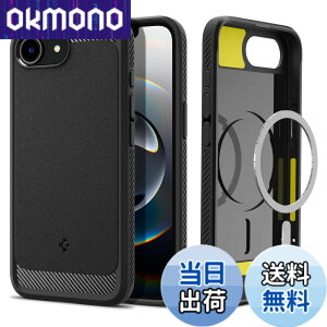 �y���������zSpigen �y�n��19�N�̋Z�p�́z iPhone 17e / 16e �P�[�X MagSafe �}�O�l�b�g���� �X�g���b�v�z�[�� �}�b�g �ϏՌ� �ČRMIL�K�i ���M�b�h�E�A�[�}�[�E�}�O�t�B�b�g ACS09152 (�}�b�g�E�u���b�N