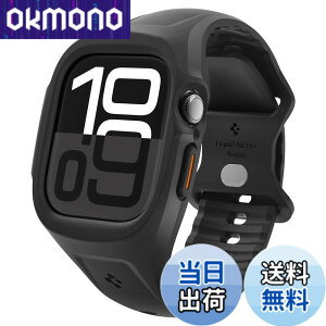 �y���������zSpigen Apple Watch 11/10 46mm ��̌^�o���h �L���o���h �X�|�[�c �A�E�g�h�A �ʋC�� �A�b�v���E�H�b�`�p�o���h ���L�b�h�E�G�A�E�v�� ACS09317 (�}�b�g�E�u���b�N)