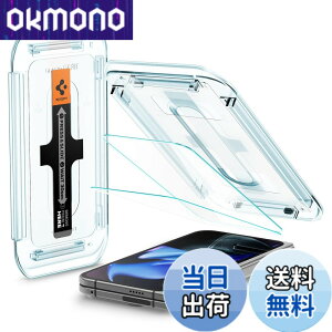�y���������zSpigen Pixel 9 Pro Fold �����K���X�t�B���� 2���� 9H�d�x �\��t���L�b�g�t�� �w��F�ؑΉ� ��U�h�~ �w��h�~ �������H �ی�t�B���� EZ Fit AGL09106 (�N���X�^���E�N���A)