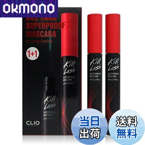 �y���������z�N���I�L�����b�V���X�[�p�[�v���[�t�}�X�J��7gx2�{�Z�b�g�؍��R�X���AClio Kill Lash Superproof Mascara 7g x 2ea Set Korean Cosmetics [���s�A���i] (01. Long Curling)