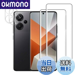�y���������z(2+2���Z�b�g) For Xiaomi Redmi Note 13 Pro+ �t�B���� 3D�J�[�u�t�B���� (2��) + �����Y�ی�t�B���� (2��)�yYCJDP 2024�V�o��z���Ɏq9H �����ߗ� �����x�^�b�` �����z�� �������� �C�A�h�~ 