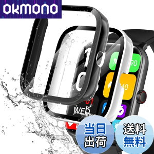 �y���������zredmi watch6 �P�[�X �F�F�u���b�N+�z���C�g�A�T�C�Y�FVialove KW105-G01(�u���b�N+�z���C�g)