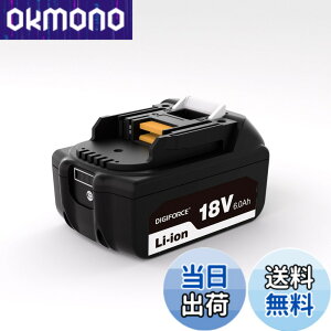 �y���������zDIGIFORCE �}�L�^ 18V/10.8V/14.4V/40V �o�b�e���[ �݊� BL1860B/BL1830B/BL1030B/BL1460B 10.0h/6.0Ah/3.0Ah ���{���[�J�[ ��e�� �|���@ �d���H��p �F�F�u���b�N�A�T�C�Y�F�y�P�i�z